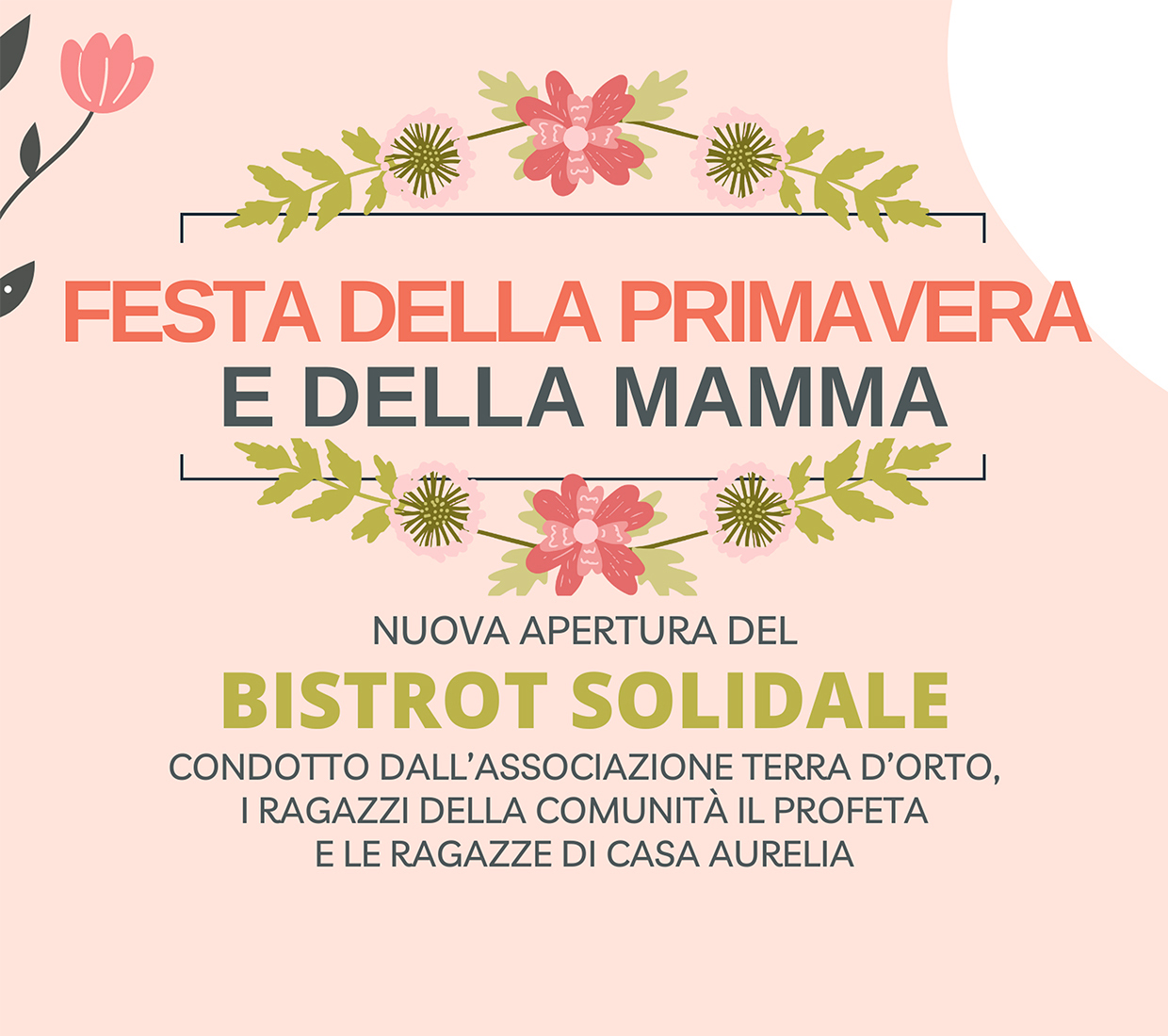 Festa della primavera e della mamma.